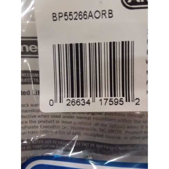 Amerock Traditional Classics BP55266AORB Amber Oil Rubbed Bronze Knob Lot of 5 - Picture 2 of 2